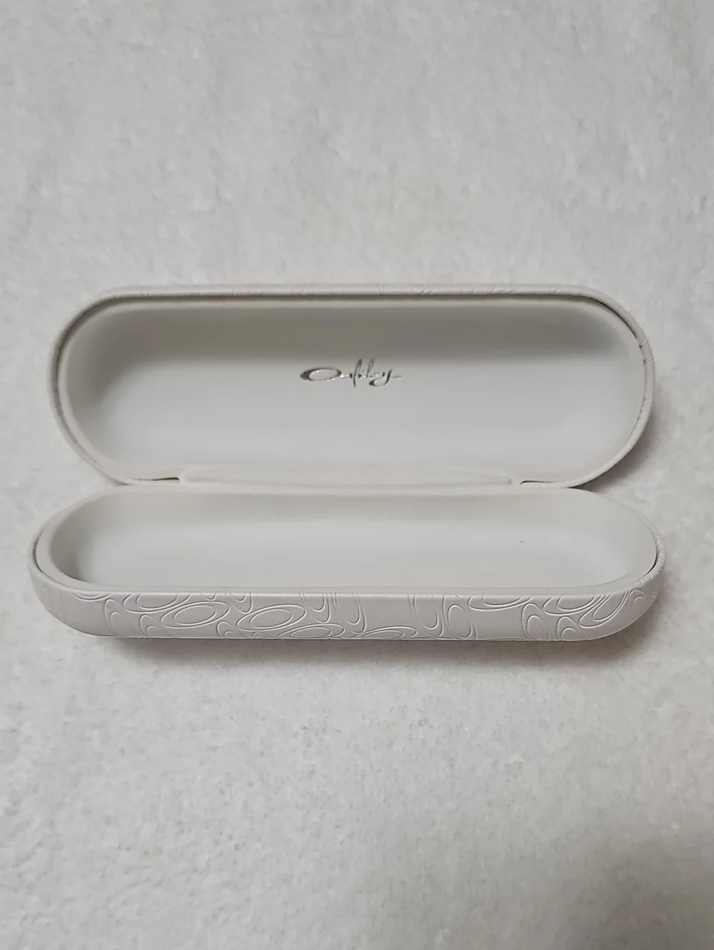 Oakley White Embossed Protective Eyewear Case